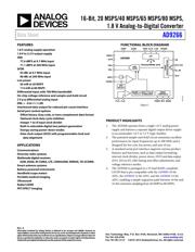 AD9266TCPZ-65EP datasheet.datasheet_page 1