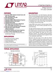 LT3474EFE#PBF Datenblatt PDF