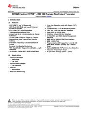 DP83640TVV/NOPB Datenblatt PDF