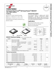 FDMS7650DC 数据规格书 1