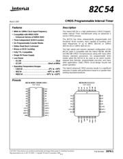 CS82C54-12 数据规格书 1