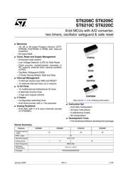 ST62T10CM6 datasheet.datasheet_page 1