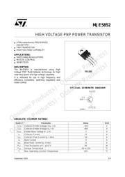 MJE5852 datasheet.datasheet_page 1