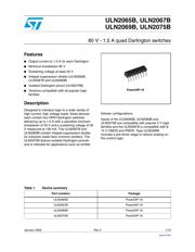 ULN2065B Datenblatt PDF