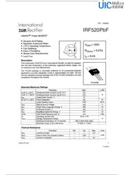 IRF520PBF datasheet.datasheet_page 1