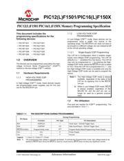 PIC12F1501-E/MC 数据规格书 1