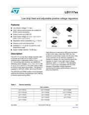 LD1117DT25TR datasheet.datasheet_page 1