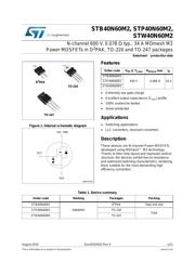 STB40N60M2 datasheet.datasheet_page 1