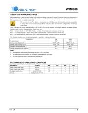 WM8988LGECN/V datasheet.datasheet_page 5