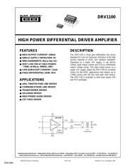DRV1100U2K5G4 datasheet.datasheet_page 1