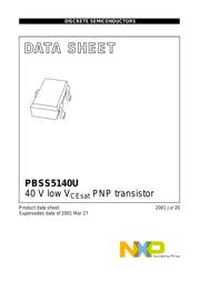 PBSS5140U,135 数据规格书 2