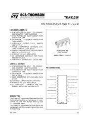 TDA9102F 数据规格书 1