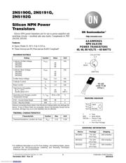 2N5192G Datenblatt PDF