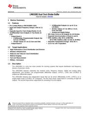 LMK01801BISQE/NOPB 数据规格书 1