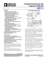 AD9517-3ABCPZ 数据手册