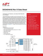 SI5344B-D-GM Datenblatt PDF