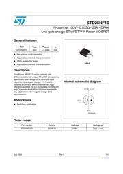 STD25NF10T4 datasheet.datasheet_page 1