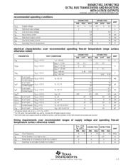 SN74BCT652DWG4 数据规格书 5