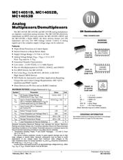 MC14051BCPG Datenblatt PDF