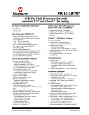 PIC16LF707-I/PT 数据规格书 3