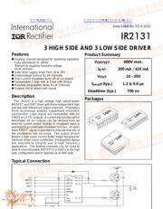 IR2131 数据规格书 1