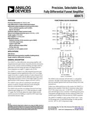 AD8475ARMZ datasheet.datasheet_page 1
