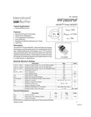 IRF2805PBF datasheet.datasheet_page 1