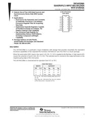 SN74AS298AD datasheet.datasheet_page 1