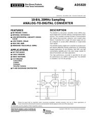 ADS820E datasheet.datasheet_page 1