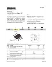 FDC6321C 数据规格书 1