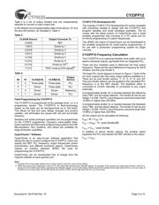 CY23FP12OXC 数据规格书 5