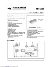 TDA1220B datasheet.datasheet_page 1