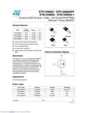 STP12NM50_06 datasheet.datasheet_page 1