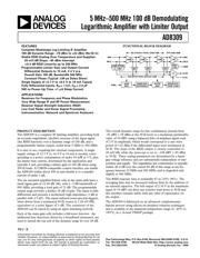 AD8309ARU datasheet.datasheet_page 1