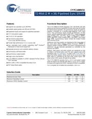 CY7C1480V33-200AXC datasheet.datasheet_page 1