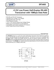 SP3485EN-L Datenblatt PDF
