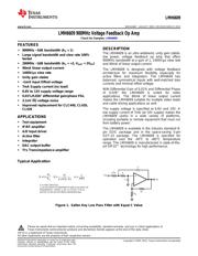 LMH6609MAX/NOPB datasheet.datasheet_page 1