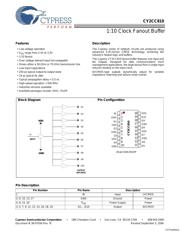CY2CC810OIT 数据规格书 1