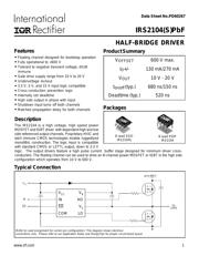 IR2104STRPBF 数据手册