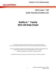 NUC120LE3AN datasheet.datasheet_page 1