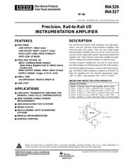 INA326EA/2K5 Datenblatt PDF