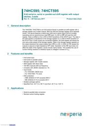 74HCT595PW,118 datasheet.datasheet_page 1