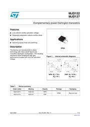 MJD122T4 Datenblatt PDF