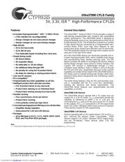 CY37128P100-100AC datasheet.datasheet_page 1