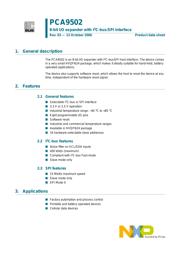PCA9502BS 数据规格书 1