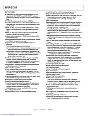 ADSP-21262 数据规格书 2