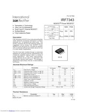IRF7343 数据手册