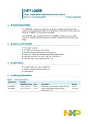 HEF4066BT Datenblatt PDF