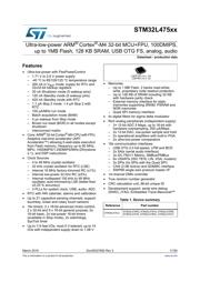 STM32L475RCT6 数据规格书 1