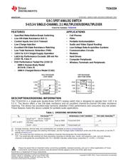 TS5A3154DCURE4 数据规格书 1